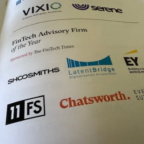 Chatsworth in great company for fintech advisor of the year 2025